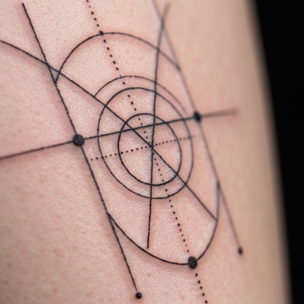 Concept Tattoo – geometrisches Design, Someonesink EF Erfurt